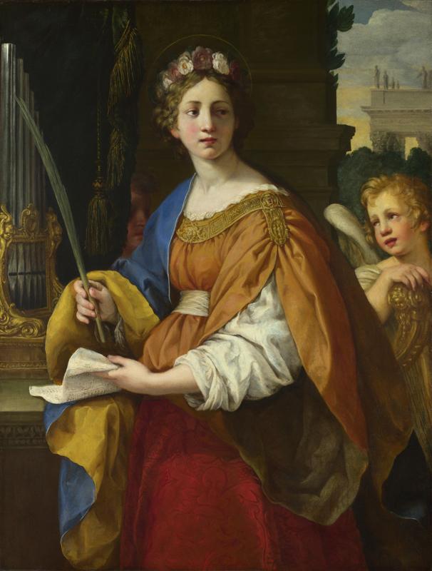 Pietro da Cortona - Saint Cecilia