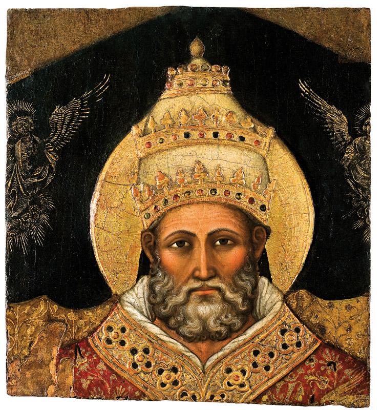 Pietro di Domenico da Montepulciano - St Peter, as Pope, c. 1428