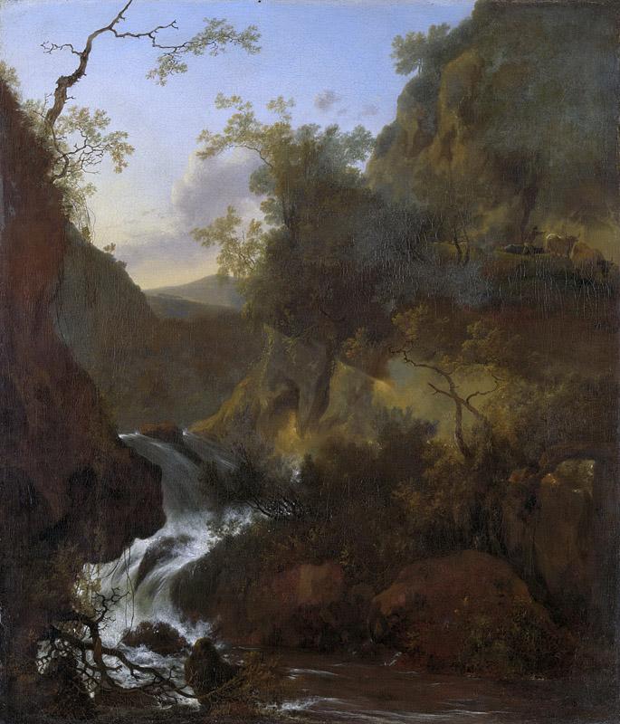 Pijnacker, Adam -- Een waterval, 1649-1673
