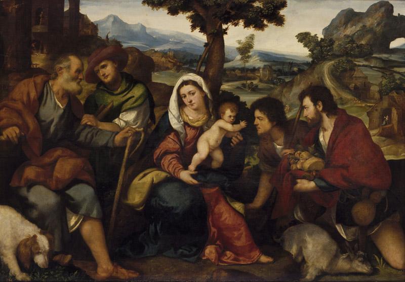 Pitati, Bonifacio di-Adoracion de los pastores-118 cm x 168 cm