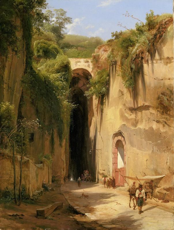 Pitloo, Antonie Sminck -- La Grotta di Posillipo bij Napels, 1826