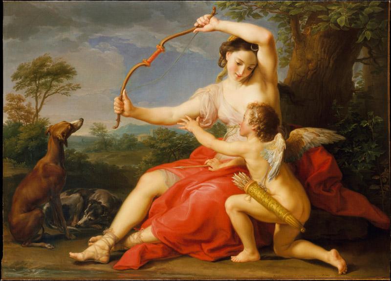 Pompeo Batoni--Diana and Cupid