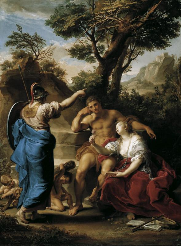 Pompeo Girolamo Batoni - Hercules at the Crossroads, 1748