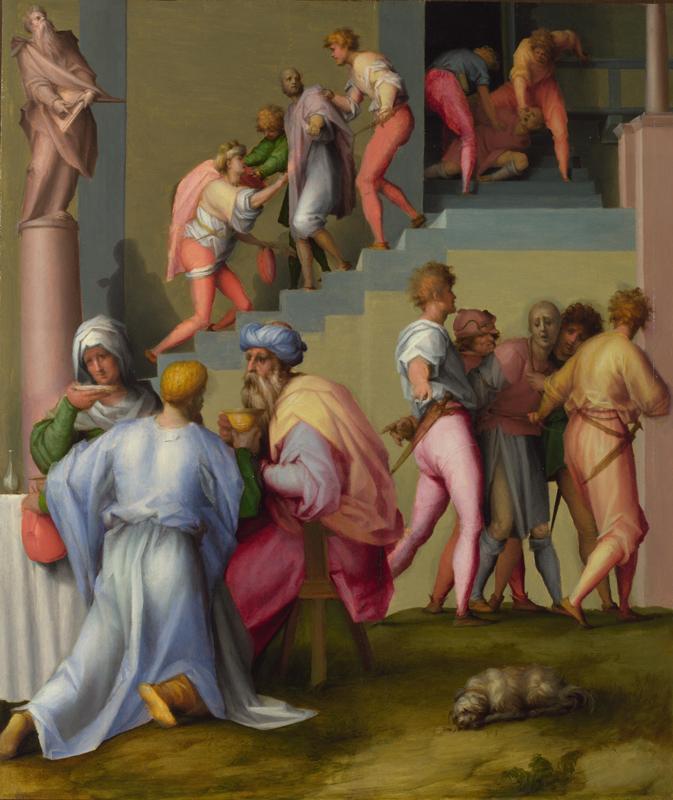 Pontormo - Pharaoh with his Butler and Baker