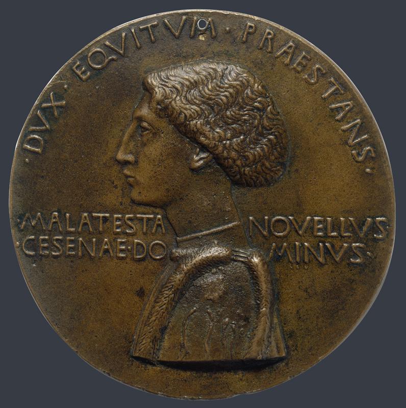 Portrait medal of Domenico Novello Malatesta - Pisanello
