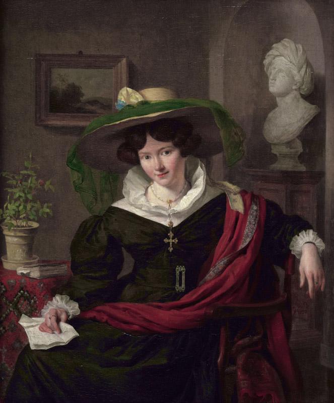 Portrait of Carolina Frederica Kerst