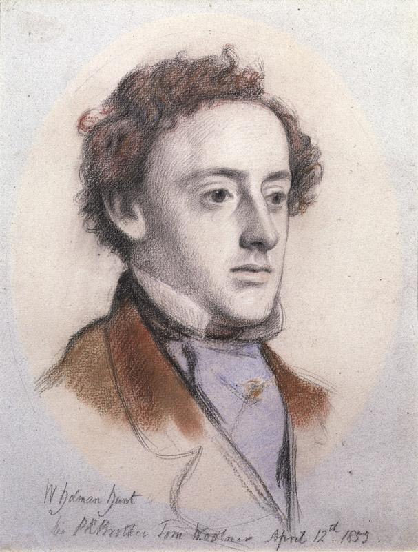 Portrait of John Everett Millais by William Holman Hunt