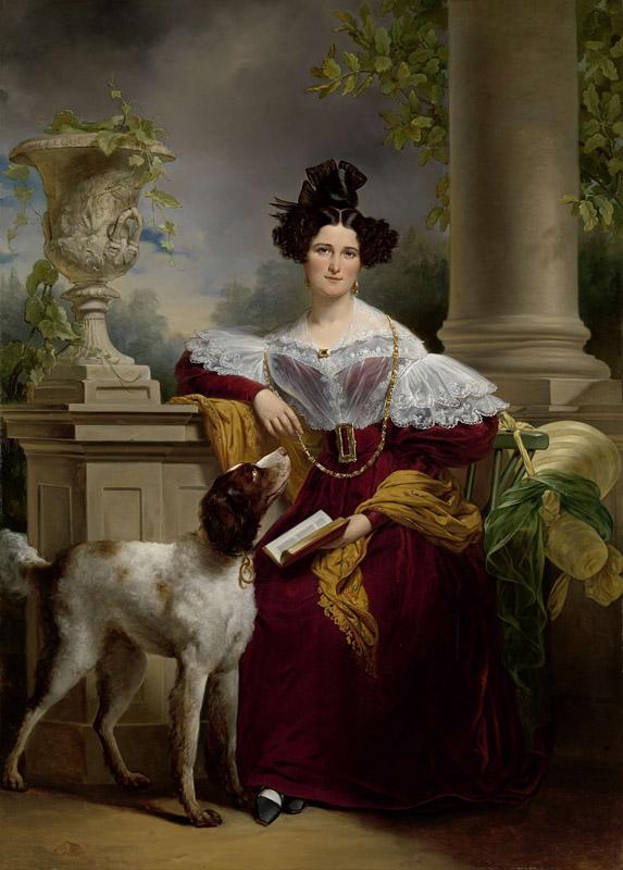 Portret van Alida Christina Assink, Jan Adam Kruseman, 1833