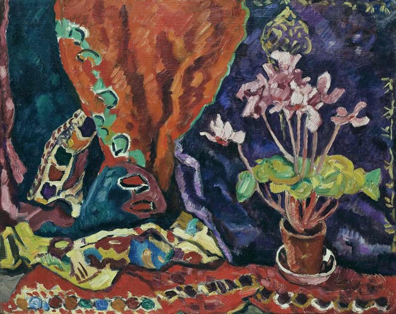 Pot with Cyclamens, 1940