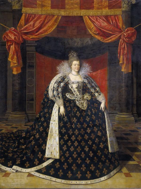 Pourbus, Frans (II) -- Maria de Medici (1573-1642). Echtgenote van Hendrik IV, koning van Frankrijk, 1590-1620