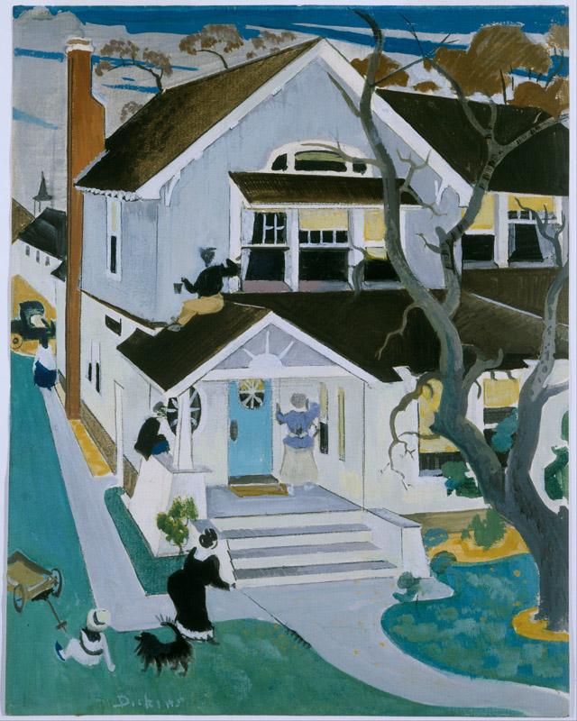 Preston Dickinson (1891-1930)-My House