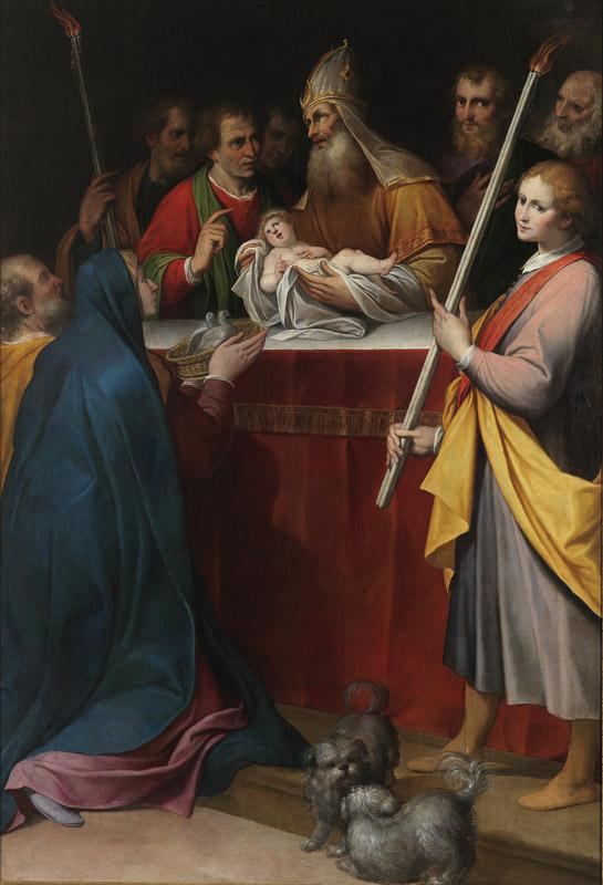 Procaccini, Camillo-La Presentacion en el Templo-216 cm x 148 cm