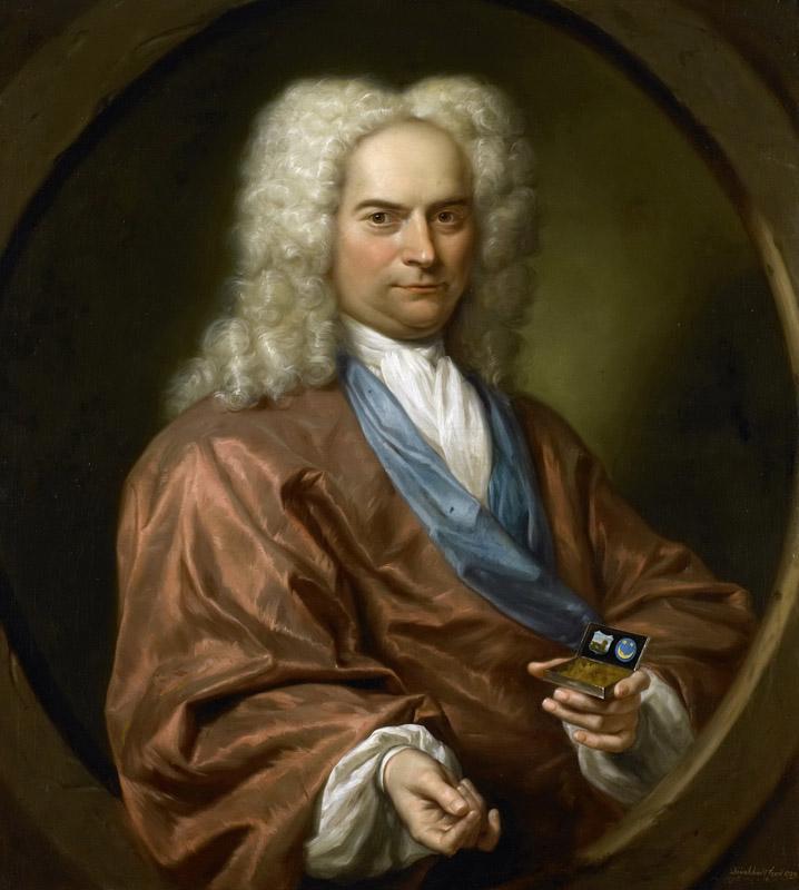 Quinkhard, Jan Maurits -- Portret van David Leeuw (1682-1755)