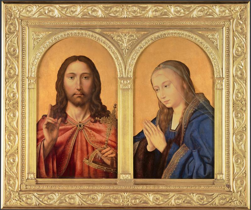 Quinten Massys - Diptych - Christ and the Virgin