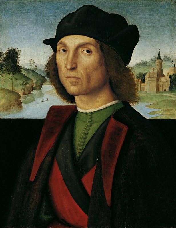 Raffaello Sanzio - Portrait of a Man, 1502-1504