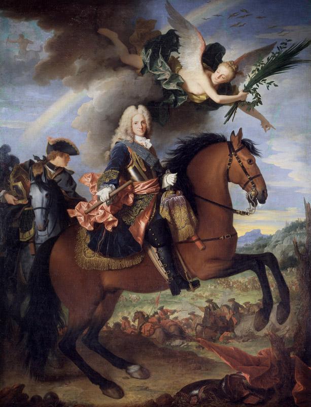 Ranc, Jean-Felipe V a caballo-335 cm x 270 cm