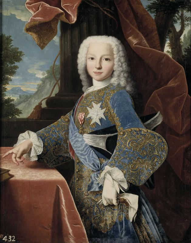 Ranc, Jean-Felipe de Borbon y Farnesio, futuro duque de Parma-105 cm x 84 cm