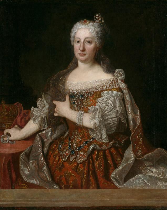 Ranc, Jean-Maria Ana de Austria, reina de Portugal-112 cm x 88 cm
