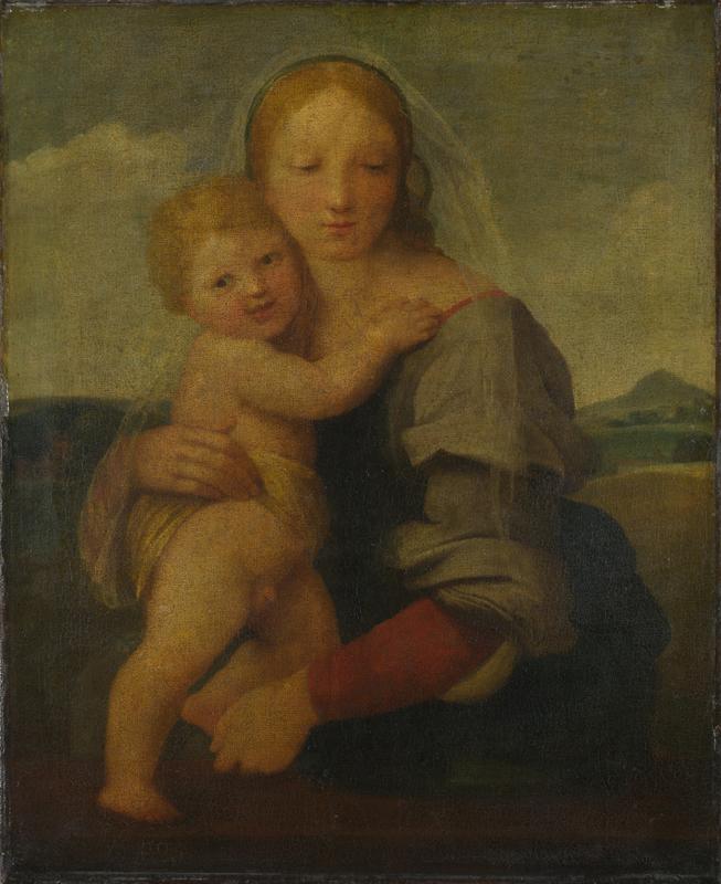 Raphael - The Madonna and Child (The Mackintosh Madonna)