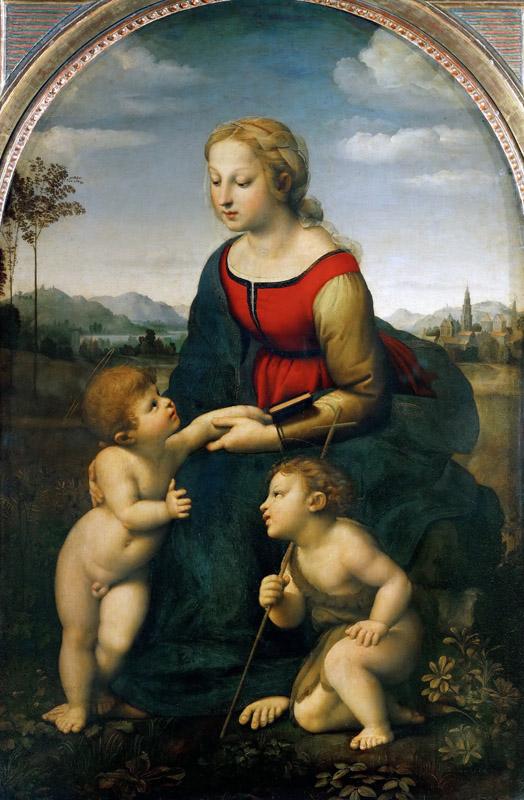 Raphael -- Madonna with Child and the Young Saint John
