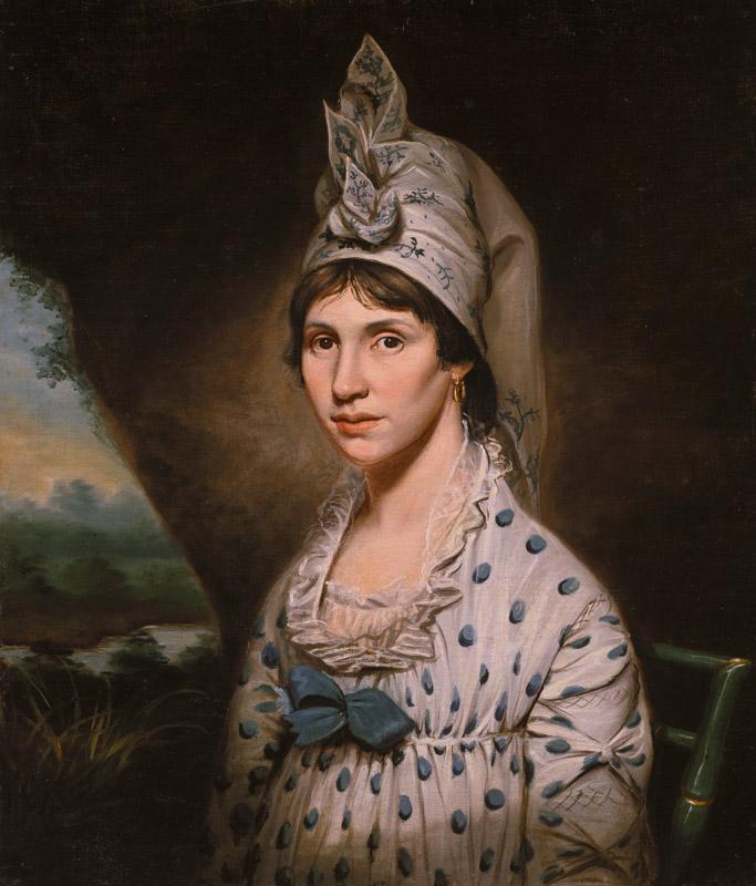Raphaelle Peale - Lydia Hartford Wallace Berrett, ca. 1800