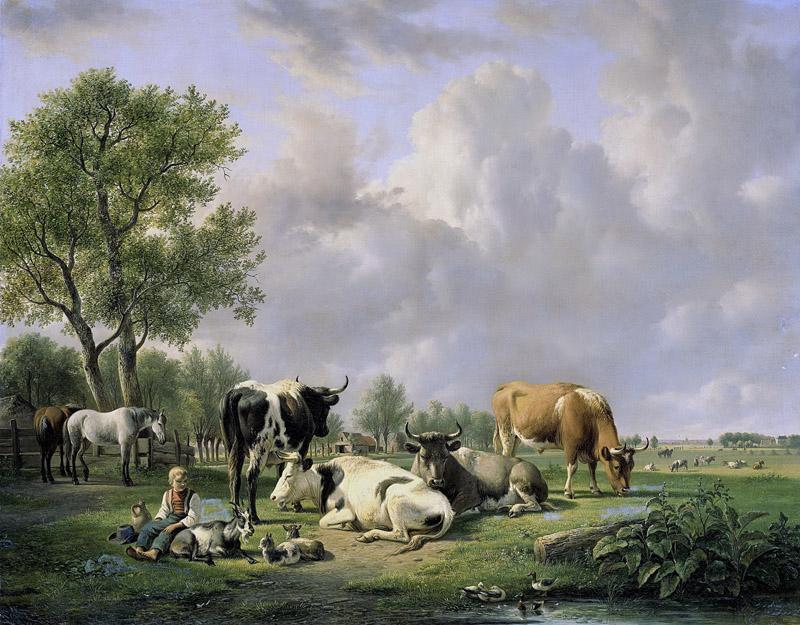 Ravenswaay, Jan van -- Weide met vee, 1820-1837