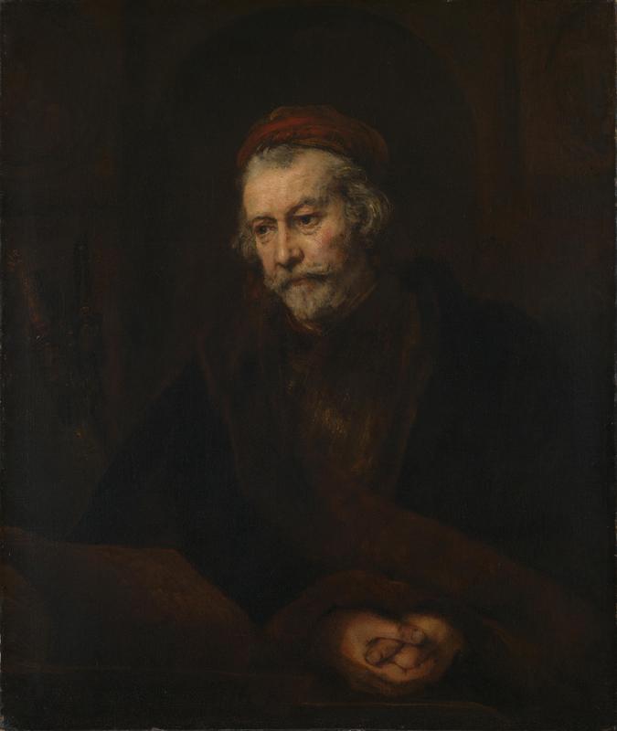 Rembrandt - An Elderly Man as Saint Paul