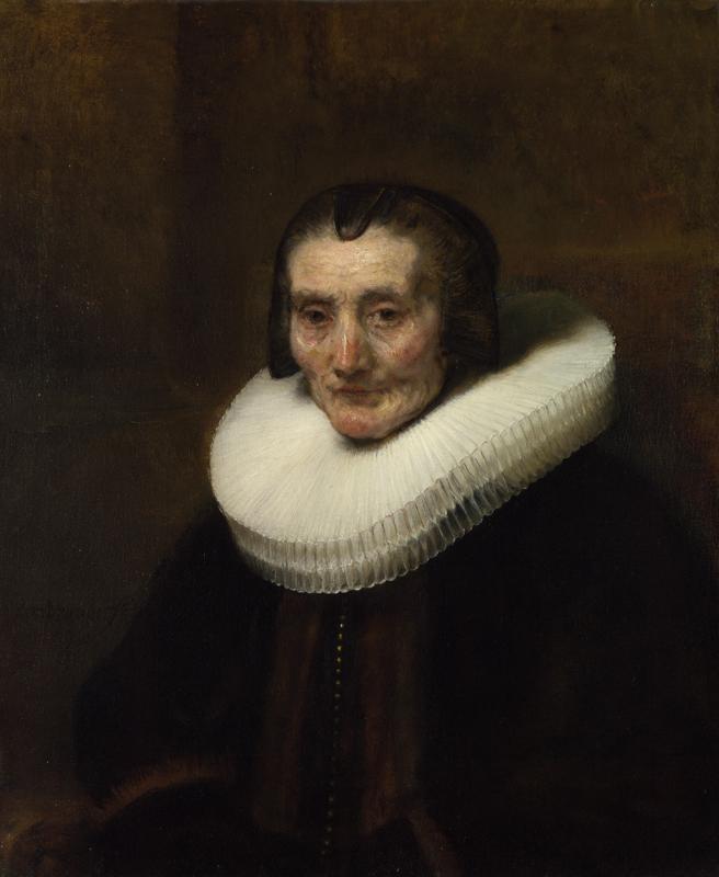 Rembrandt - Portrait of Margaretha de Geer, Wife of Jacob Trip II