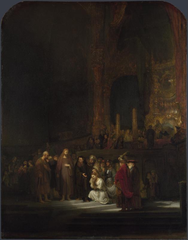 Rembrandt - The Woman taken in Adultery