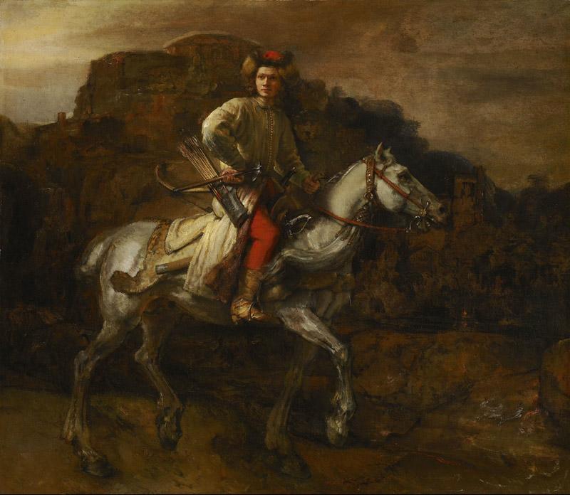Rembrandt Harmensz. van Rijn - The Polish Rider, c. 1655