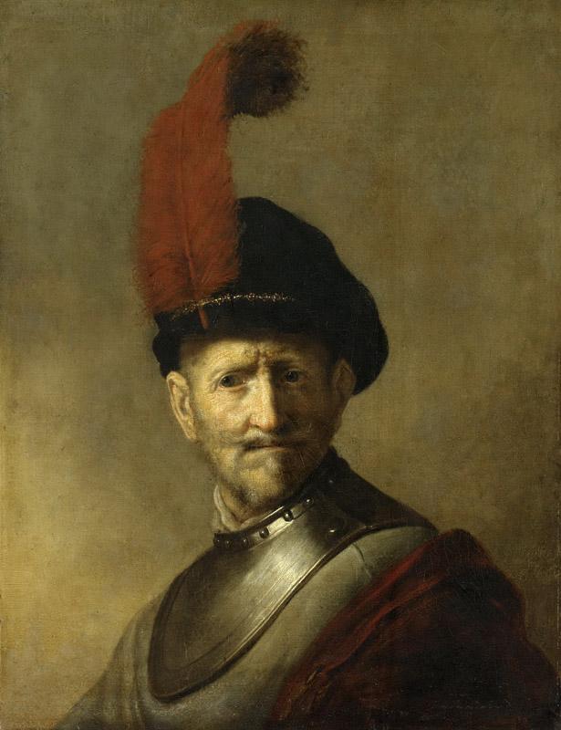 Rembrandt Harmensz. van Rijn -- Portret van een man, misschien Rembrandts vader, Harmen Gerritsz. van Rijn, 1634