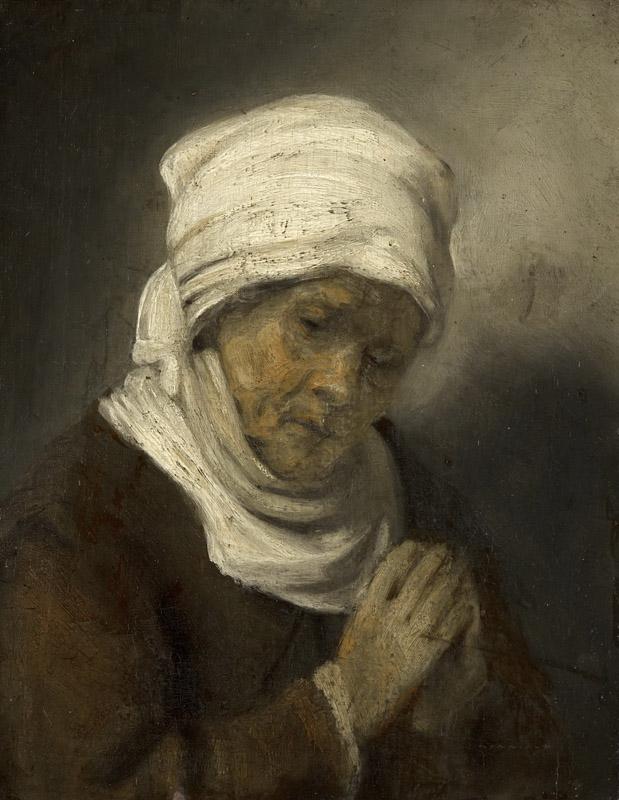 Rembrandt van Rijn - Praying Woman