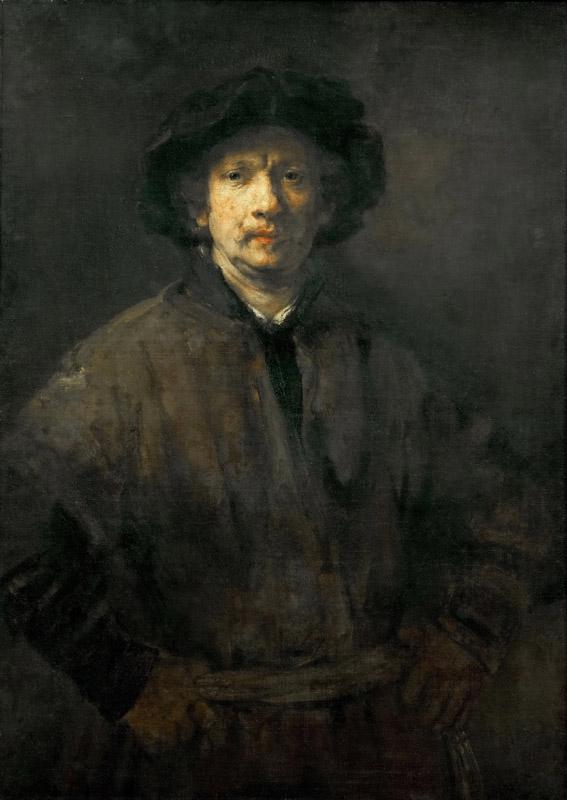 Rembrandt van Rijn -- Large Self Portrait
