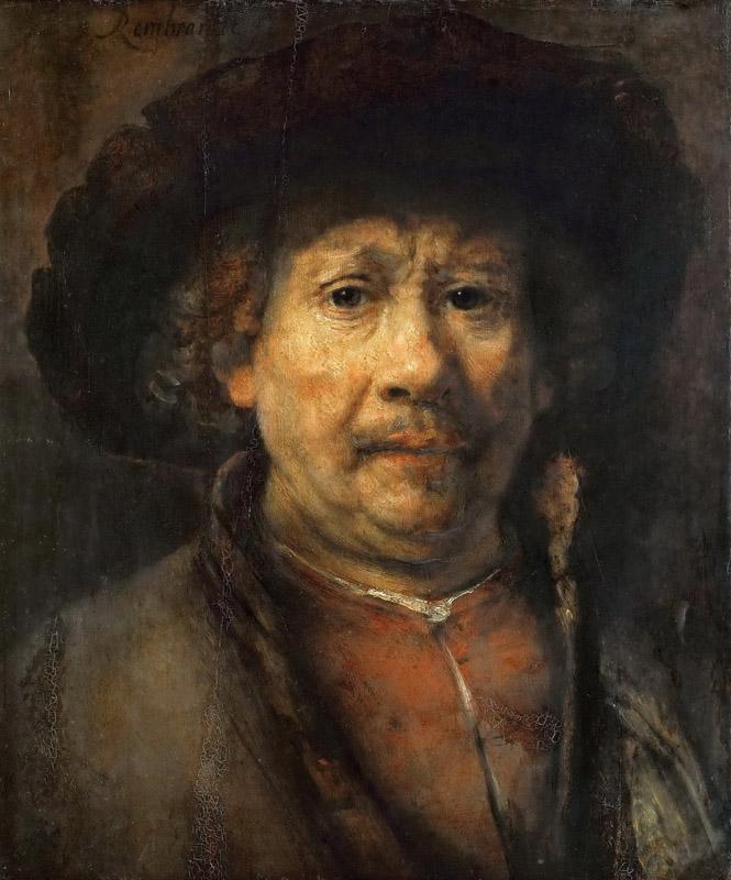 Rembrandt van Rijn -- Small Self Portrait