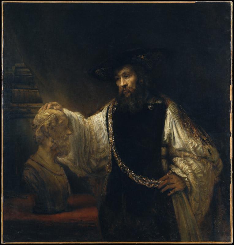 Rembrandt--Aristotle with a Bust of Homer