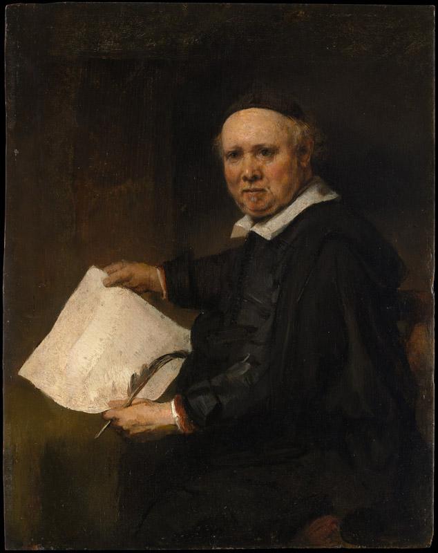 Rembrandt--Lieven Willemsz van Coppenol (born about 1599, died 1671 or later)