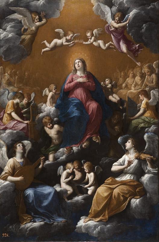 Reni, Guido-Asuncion y Coronacion de la Virgen-77 cm x 51 cm