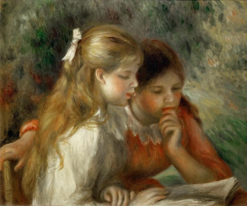 Renoir, Pierre-Auguste -- La lecture-The Reading