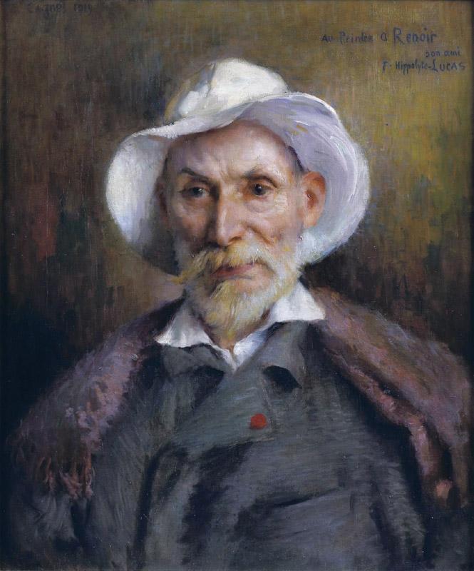 Renoir-Pierre-Auguste-Portrait of Renoir by Marie-Felix Hippolyte-Lucas