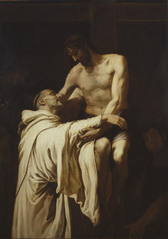 Ribalta, Francisco-Cristo abrazando a San Bernardo-158 cm x 113 cm