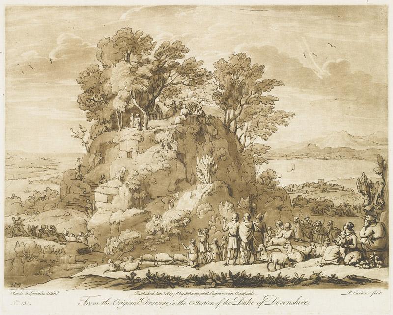 Richard Earlom - Sermon on the Mount, 1776