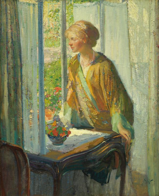 Richard Edward Miller - At the Window, ca. 1910-1912