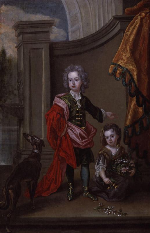 Richard Boyle, 3rd Earl of Burlington and 4th Earl of Cork Lady Jane Boyle by Sir Godfrey Kneller, Bt