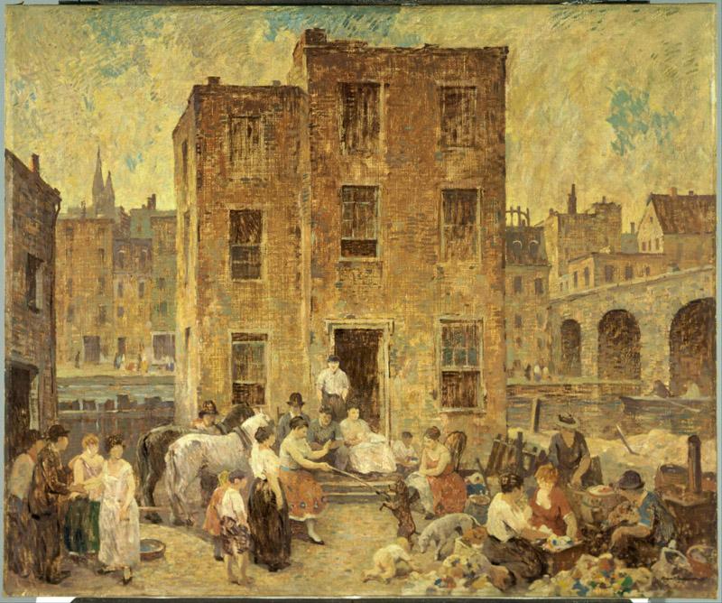 Robert Spencer (1879-1931)-Mountebanks and Thieves