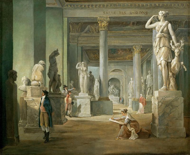 Robert, Hubert -- La salle des Saisons au Louvre, 1802-03