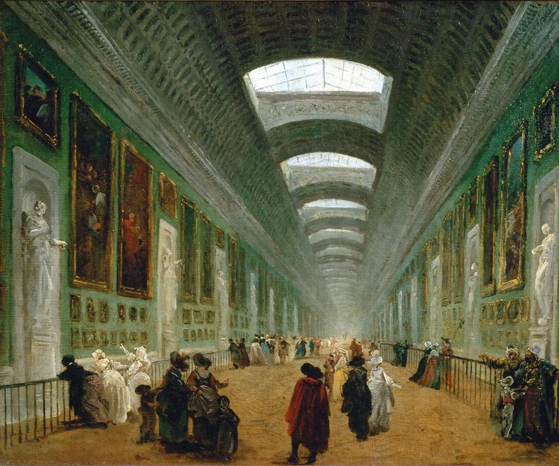 Robert, Hubert -- Projet demenagement de la Grande Galerie du Louvre