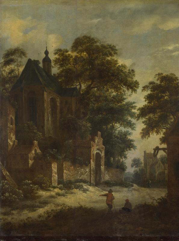 Roelof van Vries - A View of a Village