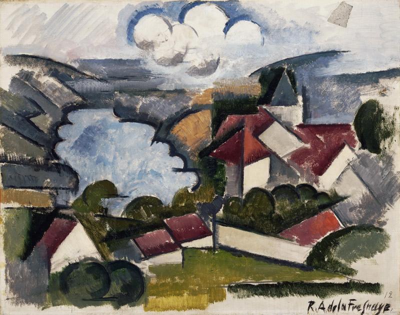 Roger de La Fresnaye, French, 1885-1925 -- Landscape
