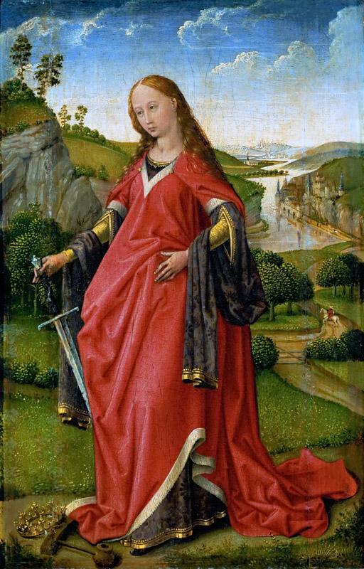 Rogier van der Weyden -- Saint Catherine of Alexandria