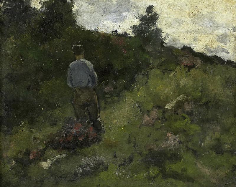 Roland Holst, Richard -- Boer bij een bosrand (1889)